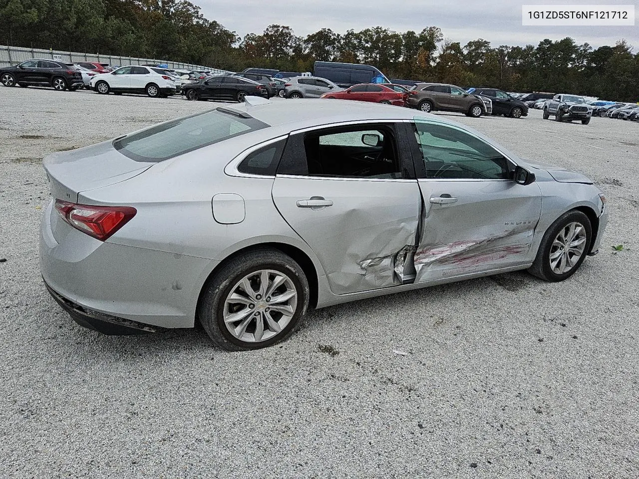 2022 Chevrolet Malibu Lt VIN: 1G1ZD5ST6NF121712 Lot: 80463324