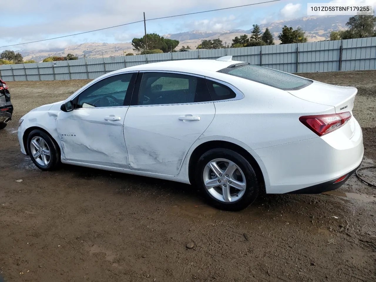 2022 Chevrolet Malibu Lt VIN: 1G1ZD5ST8NF179255 Lot: 80503534