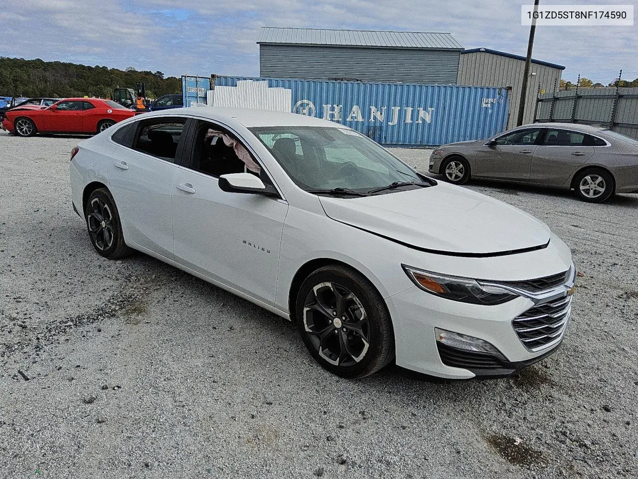 2022 Chevrolet Malibu Lt VIN: 1G1ZD5ST8NF174590 Lot: 80593094