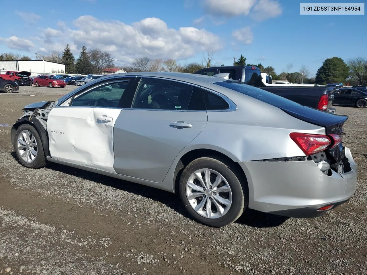 2022 Chevrolet Malibu Lt VIN: 1G1ZD5ST3NF164954 Lot: 80721114