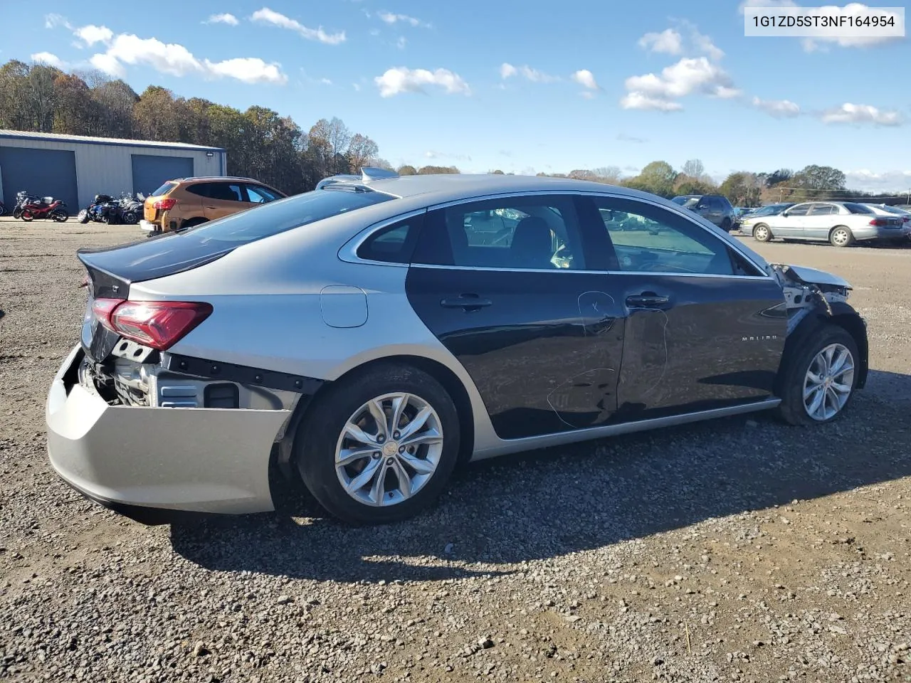 2022 Chevrolet Malibu Lt VIN: 1G1ZD5ST3NF164954 Lot: 80721114