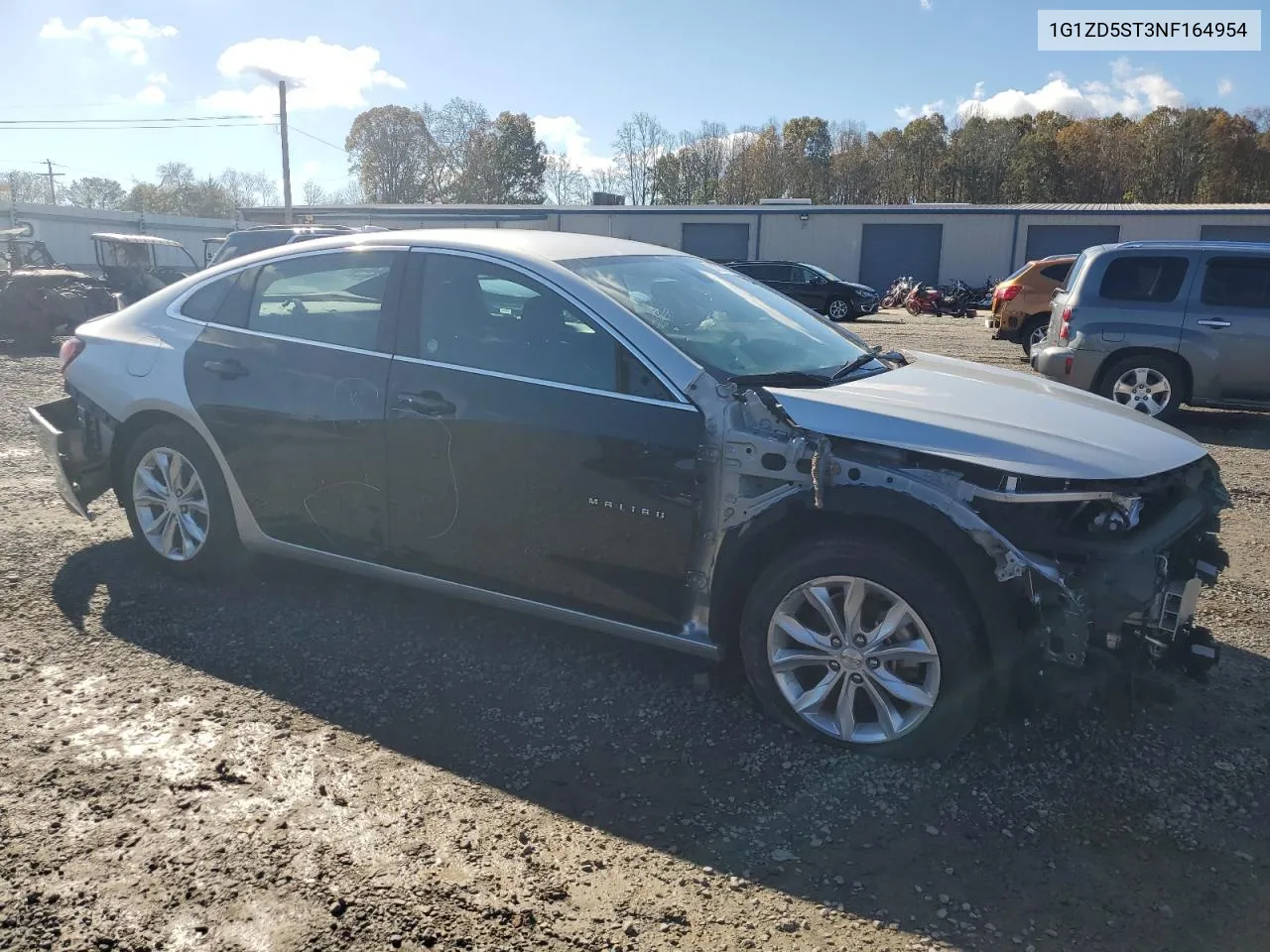 2022 Chevrolet Malibu Lt VIN: 1G1ZD5ST3NF164954 Lot: 80721114