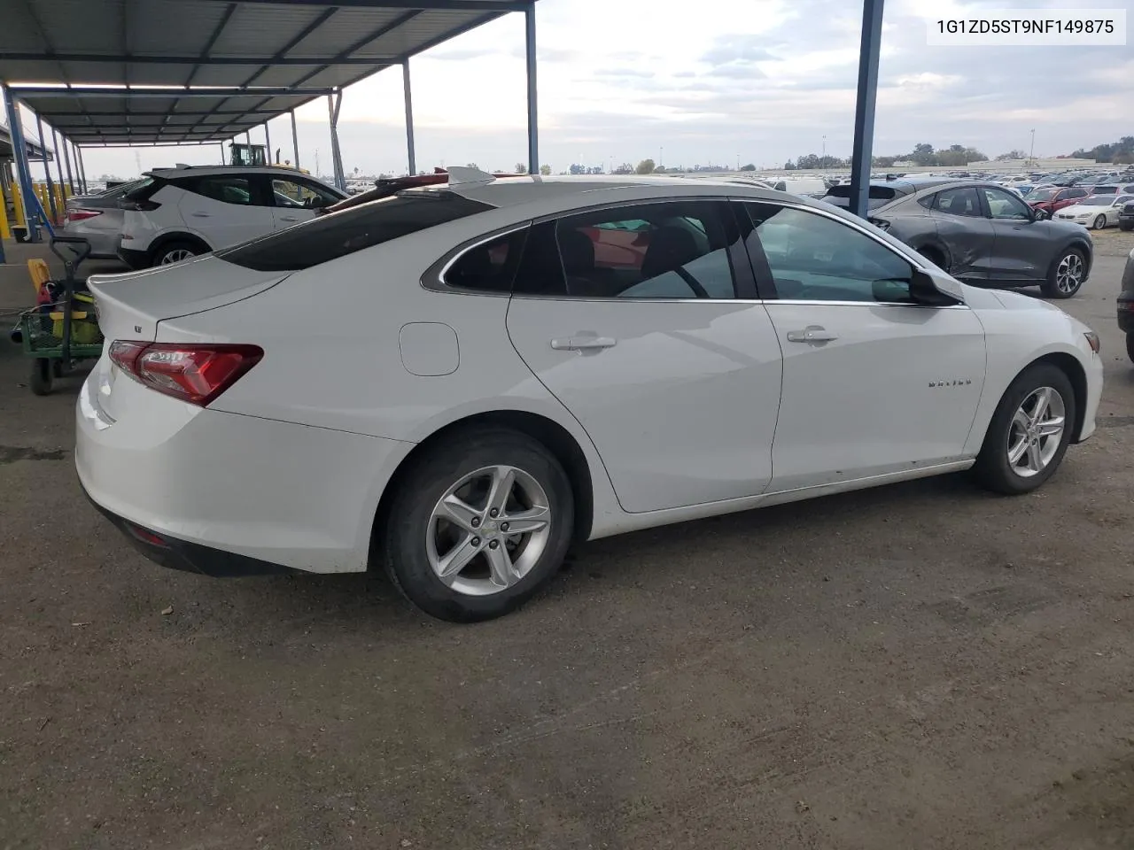 2022 Chevrolet Malibu Lt VIN: 1G1ZD5ST9NF149875 Lot: 80860094