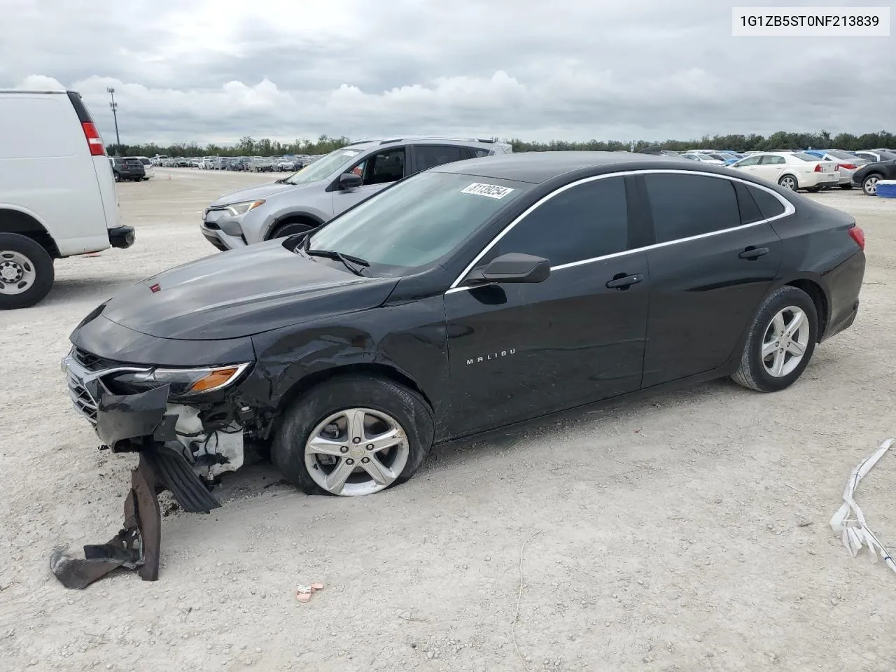 2022 Chevrolet Malibu Ls VIN: 1G1ZB5ST0NF213839 Lot: 81139254