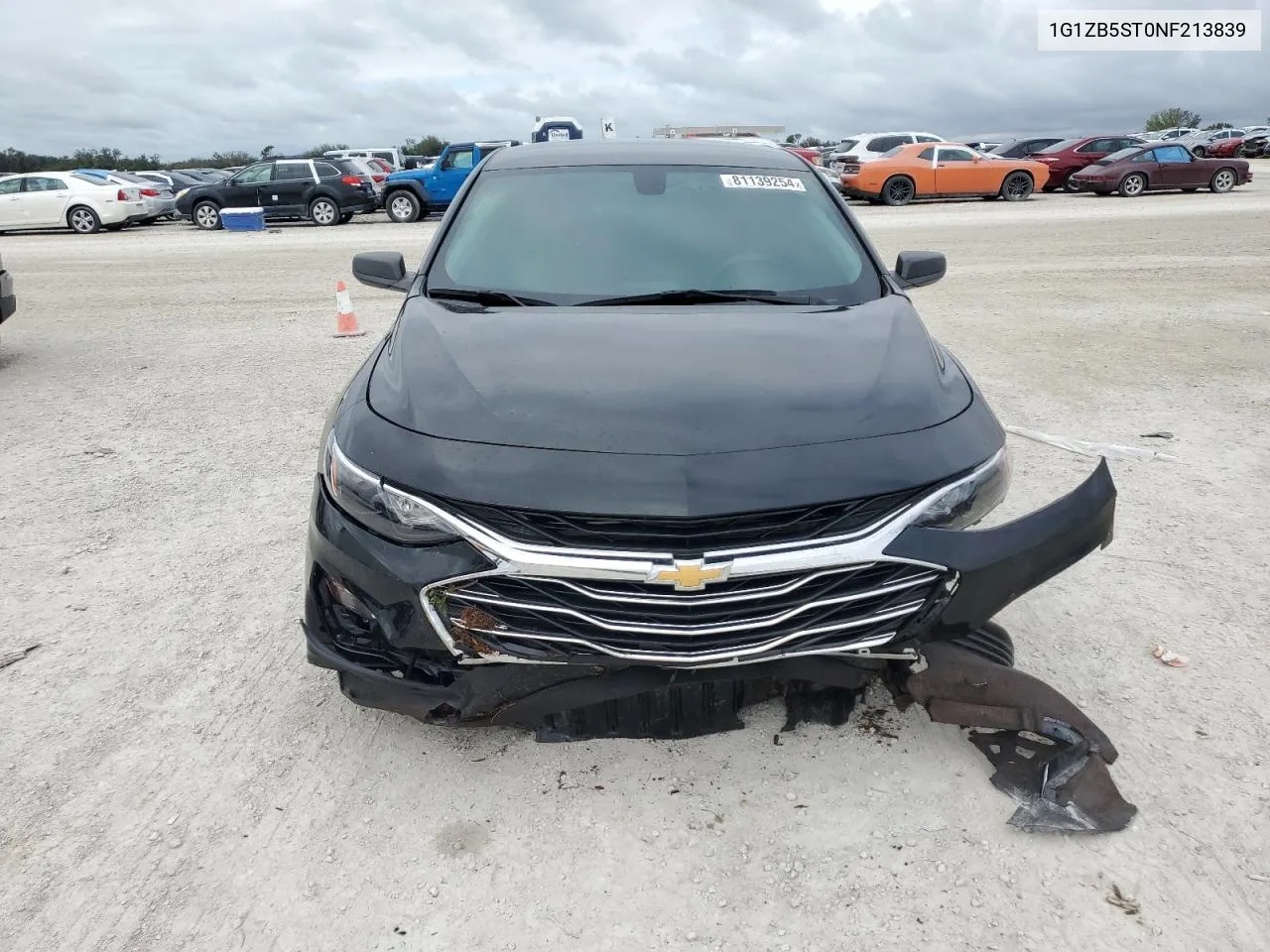 2022 Chevrolet Malibu Ls VIN: 1G1ZB5ST0NF213839 Lot: 81139254