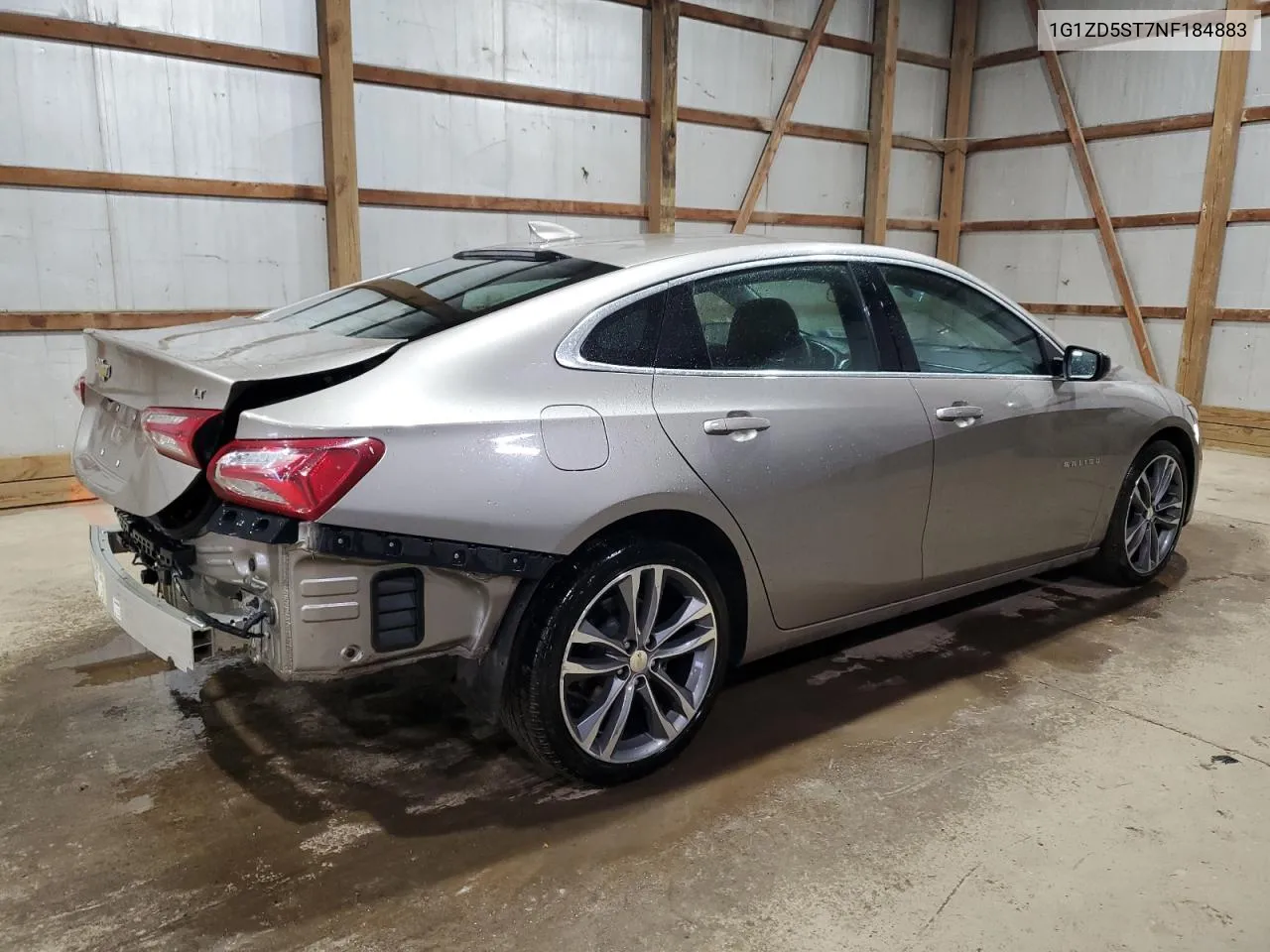 2022 Chevrolet Malibu Lt VIN: 1G1ZD5ST7NF184883 Lot: 81270374