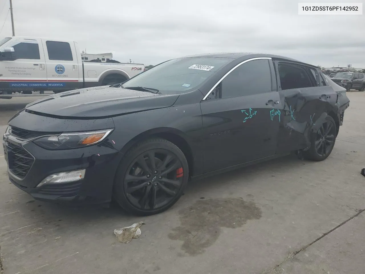 2023 Chevrolet Malibu Lt VIN: 1G1ZD5ST6PF142952 Lot: 72953174