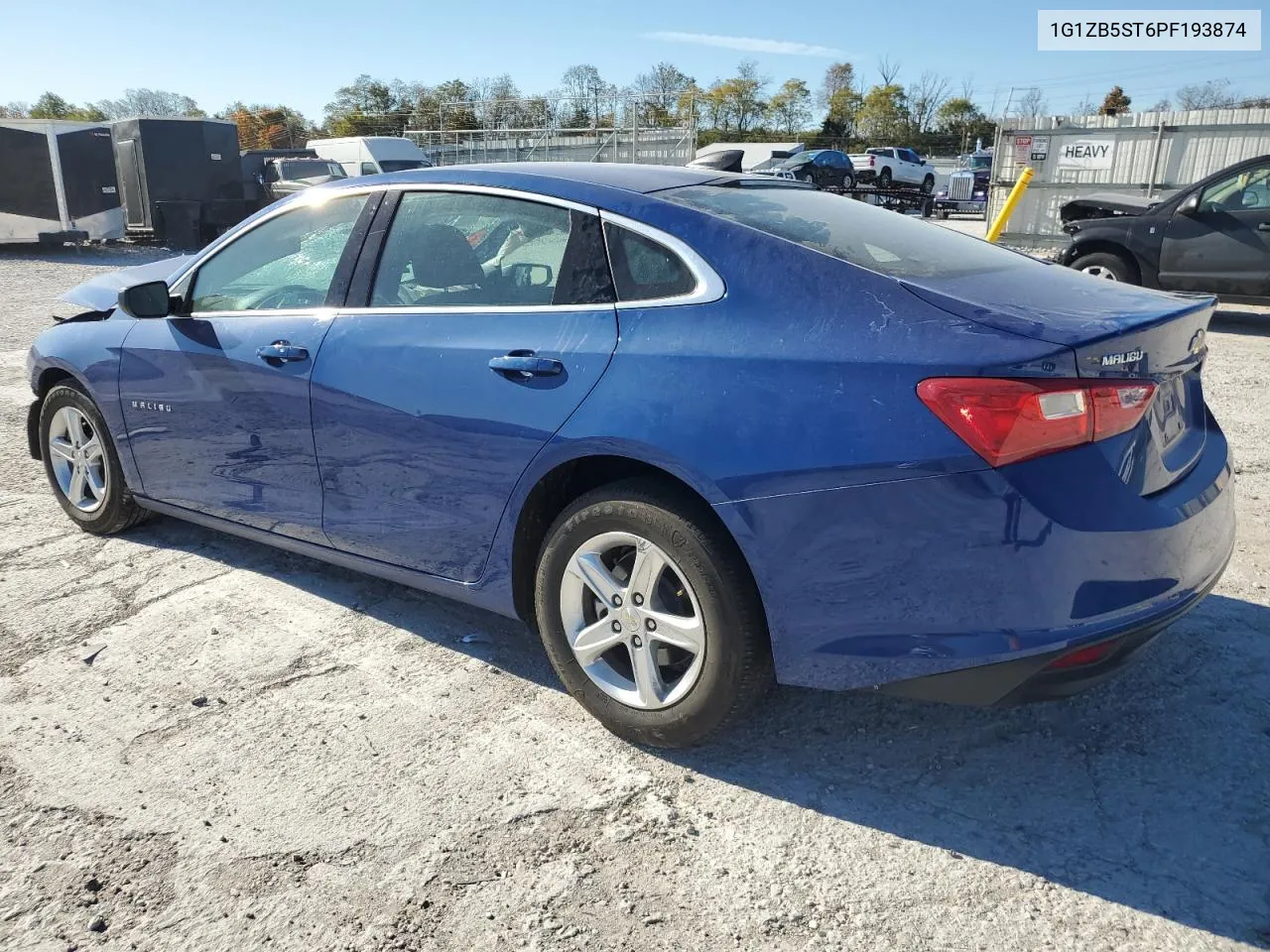 2023 Chevrolet Malibu Ls VIN: 1G1ZB5ST6PF193874 Lot: 77089844