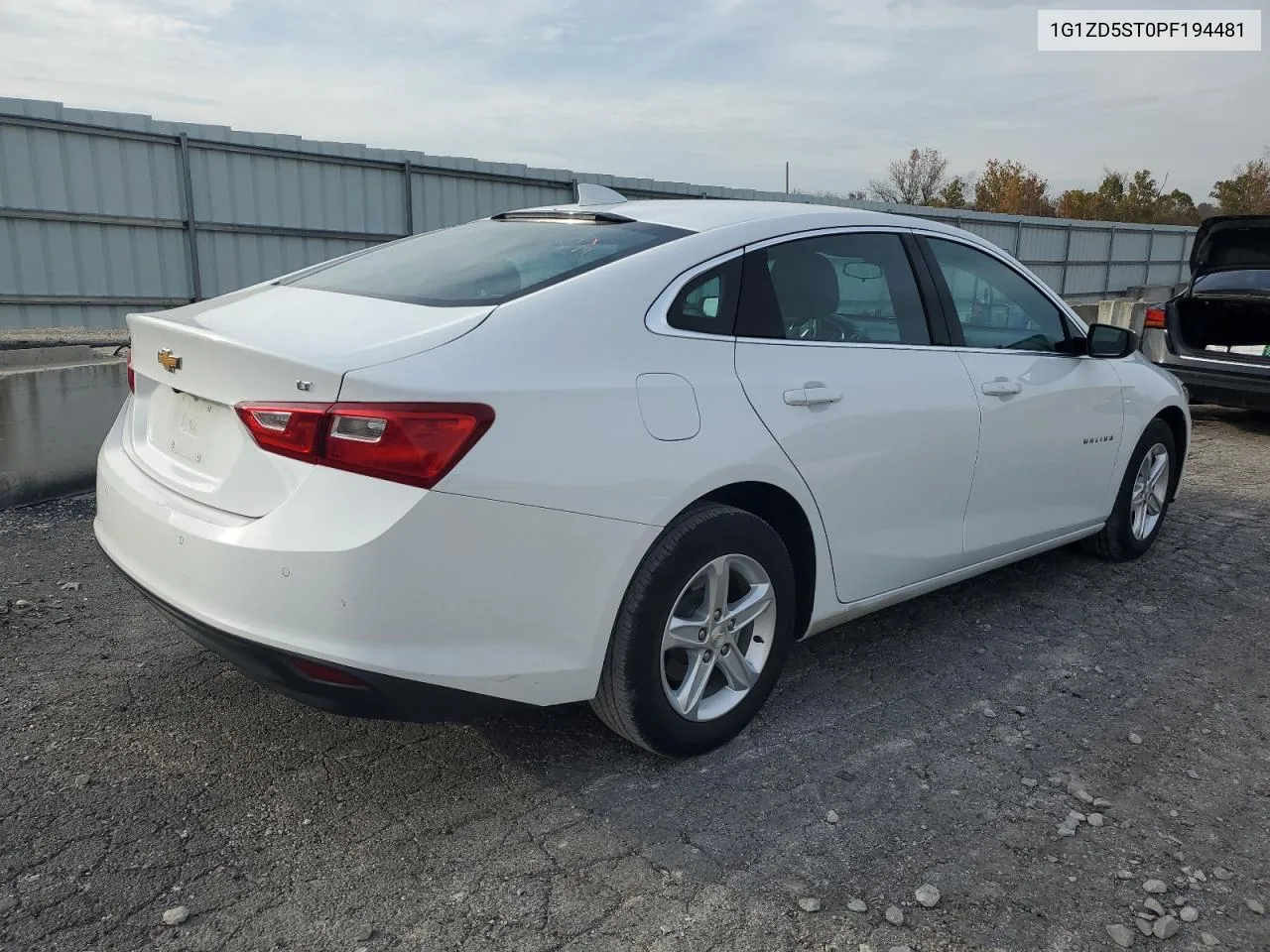 2023 Chevrolet Malibu Lt VIN: 1G1ZD5ST0PF194481 Lot: 78284304