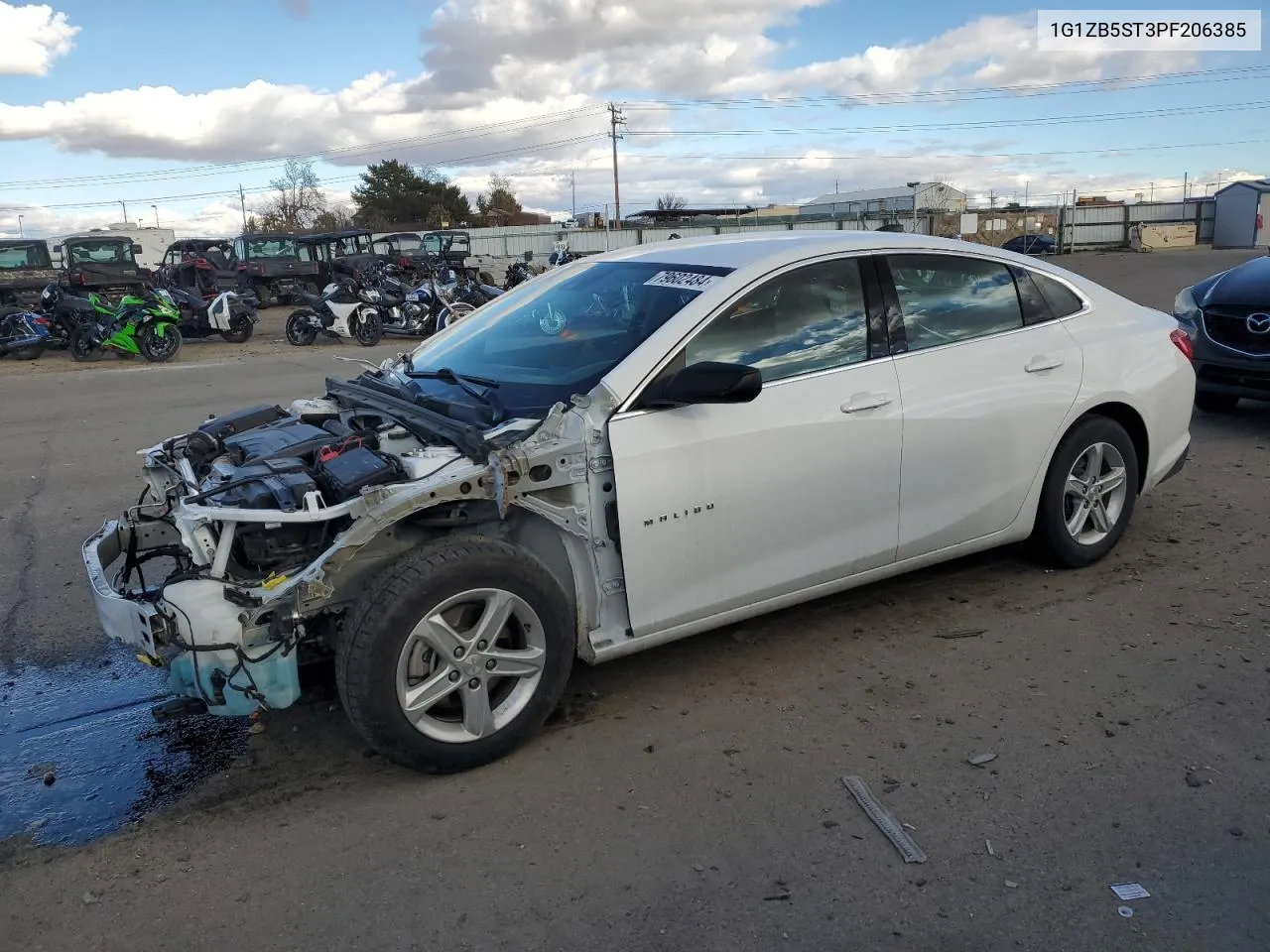 2023 Chevrolet Malibu Ls VIN: 1G1ZB5ST3PF206385 Lot: 79602484