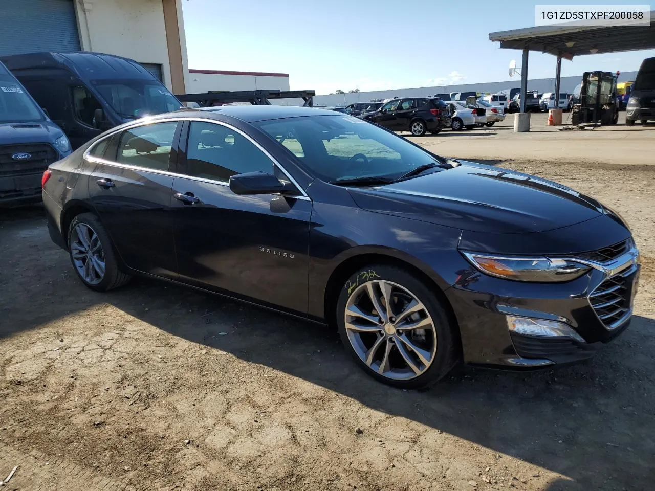 2023 Chevrolet Malibu Lt VIN: 1G1ZD5STXPF200058 Lot: 81081674