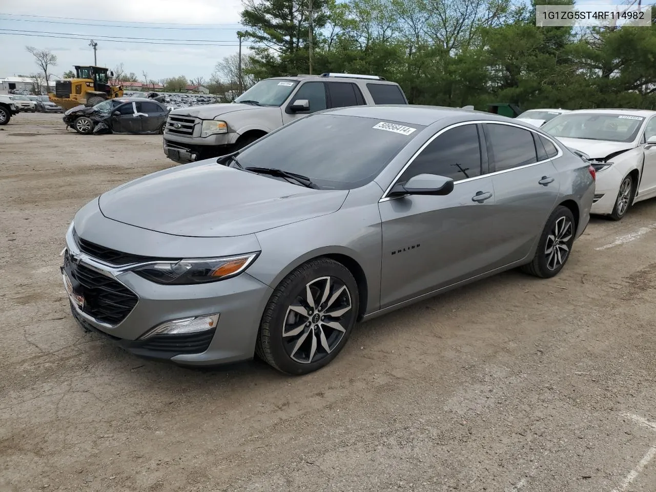 2024 Chevrolet Malibu Rs VIN: 1G1ZG5ST4RF114982 Lot: 50956414