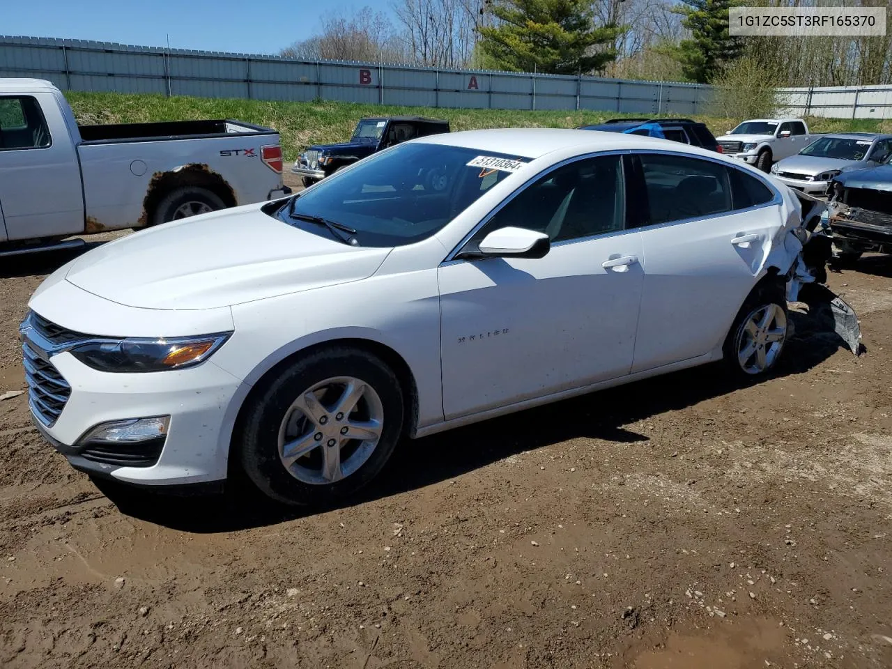 2024 Chevrolet Malibu Ls VIN: 1G1ZC5ST3RF165370 Lot: 51310364