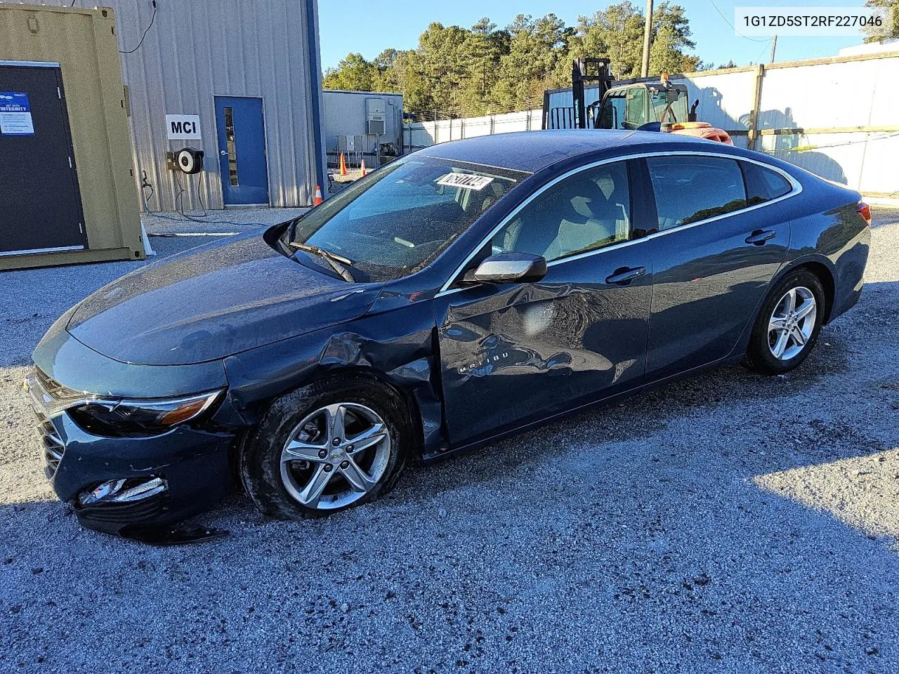 2024 Chevrolet Malibu Lt VIN: 1G1ZD5ST2RF227046 Lot: 76317744