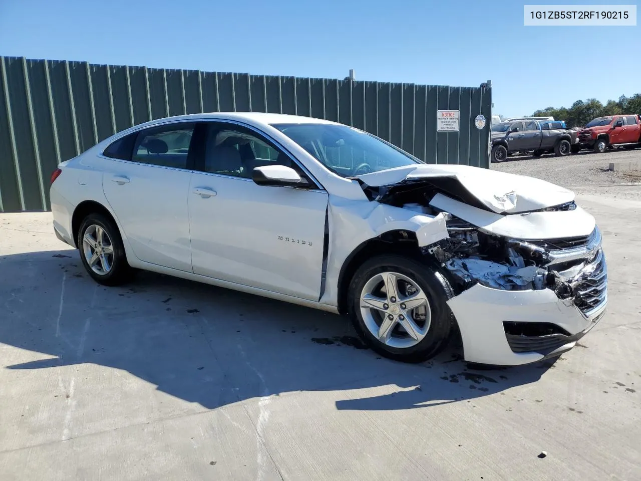 2024 Chevrolet Malibu Ls VIN: 1G1ZB5ST2RF190215 Lot: 76614414