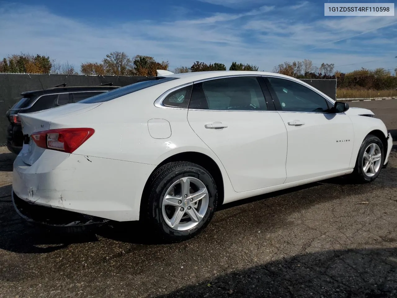 2024 Chevrolet Malibu Lt VIN: 1G1ZD5ST4RF110598 Lot: 77317974