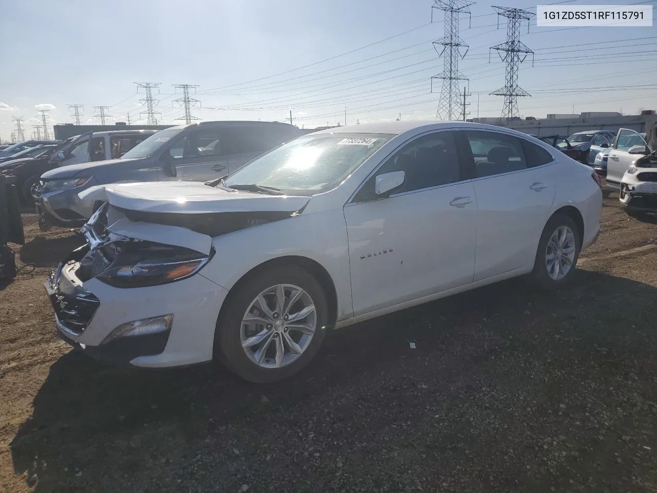 2024 Chevrolet Malibu Lt VIN: 1G1ZD5ST1RF115791 Lot: 77337264