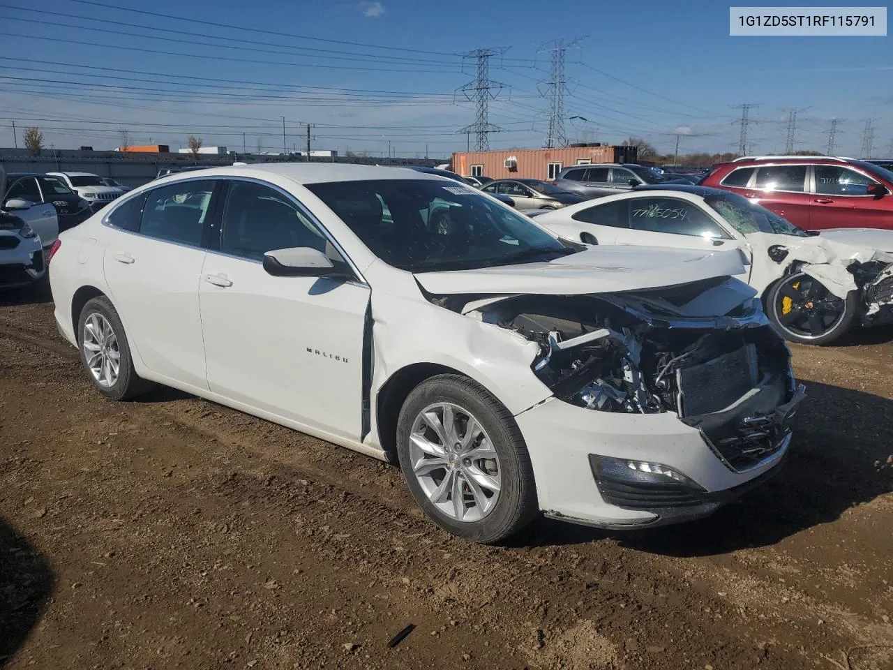 2024 Chevrolet Malibu Lt VIN: 1G1ZD5ST1RF115791 Lot: 77337264