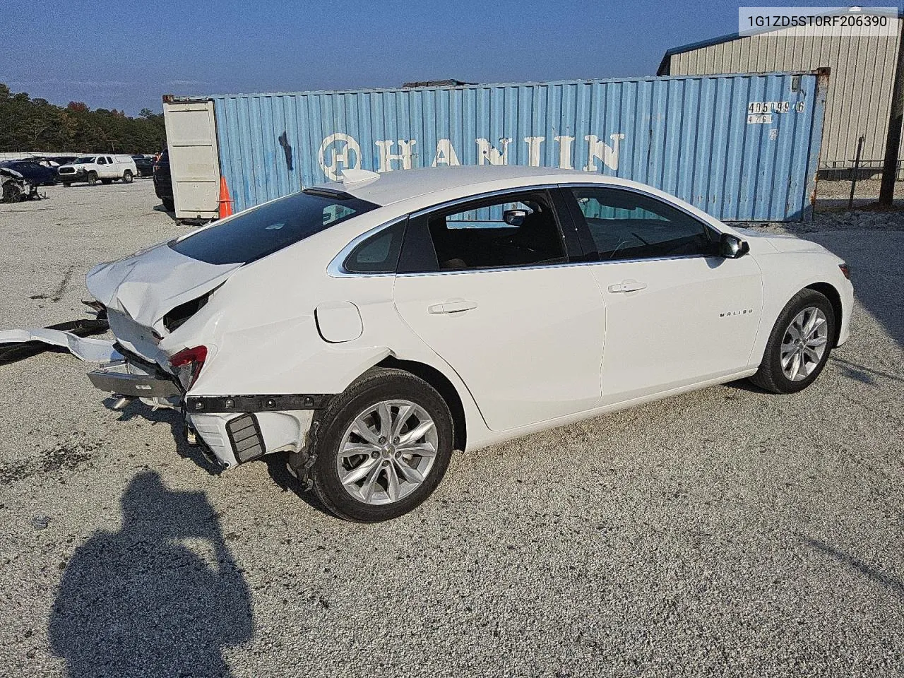 2024 Chevrolet Malibu Lt VIN: 1G1ZD5ST0RF206390 Lot: 78284284