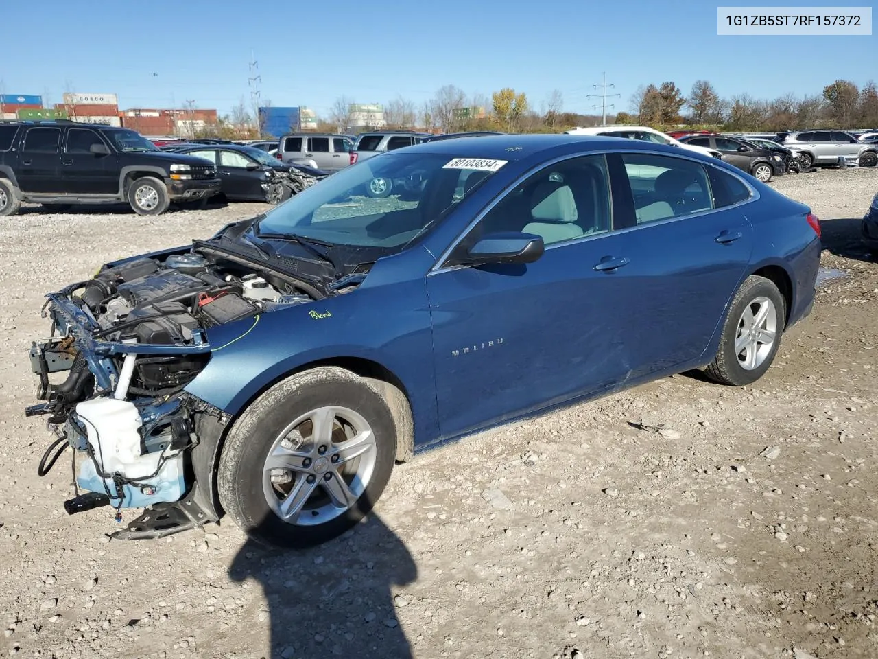 2024 Chevrolet Malibu Ls VIN: 1G1ZB5ST7RF157372 Lot: 80103834