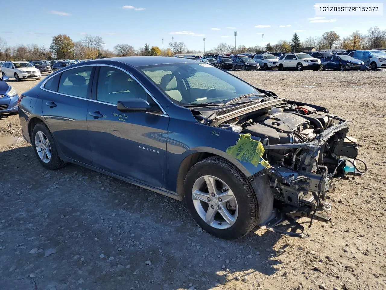 2024 Chevrolet Malibu Ls VIN: 1G1ZB5ST7RF157372 Lot: 80103834