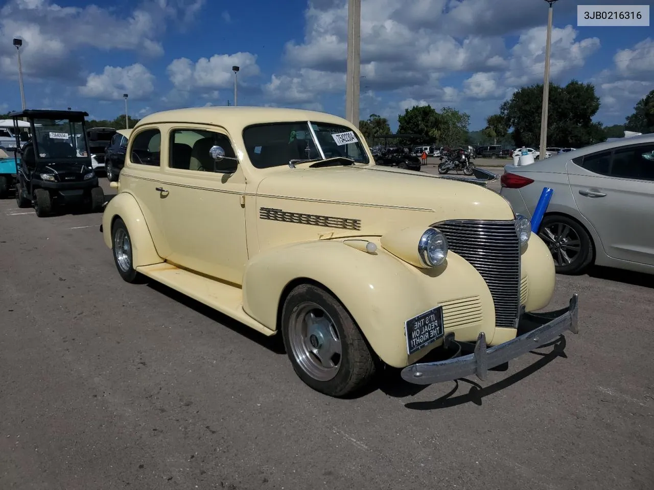 1939 Chevrolet 2 Door VIN: 3JB0216316 Lot: 75422304