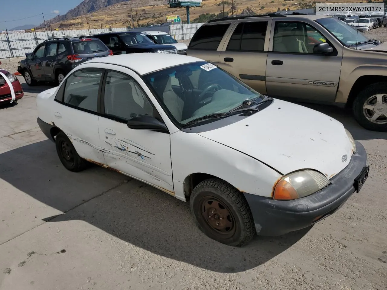 1998 Chevrolet Metro Lsi VIN: 2C1MR522XW6703377 Lot: 68467294