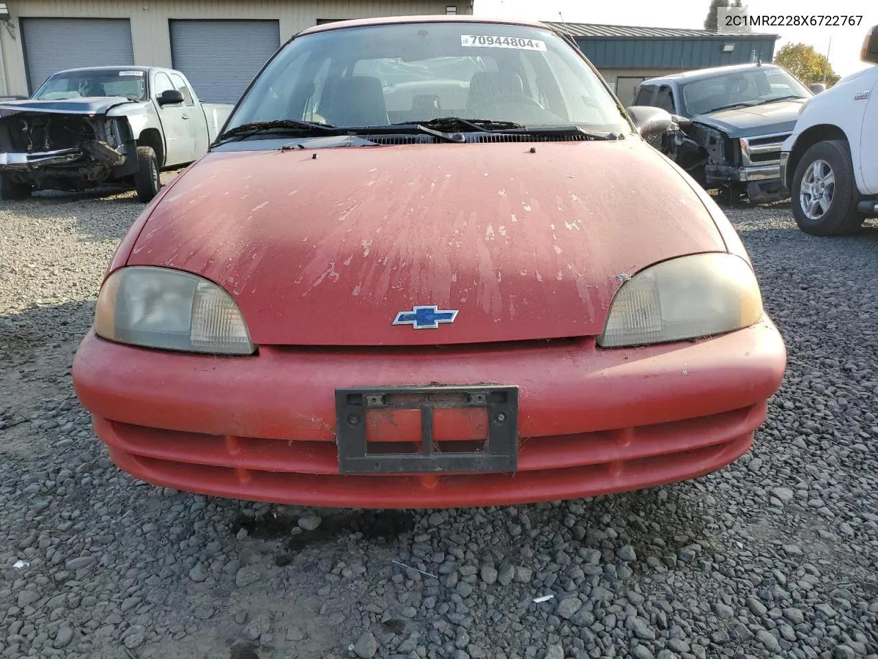 1999 Chevrolet Metro Lsi VIN: 2C1MR2228X6722767 Lot: 70944804