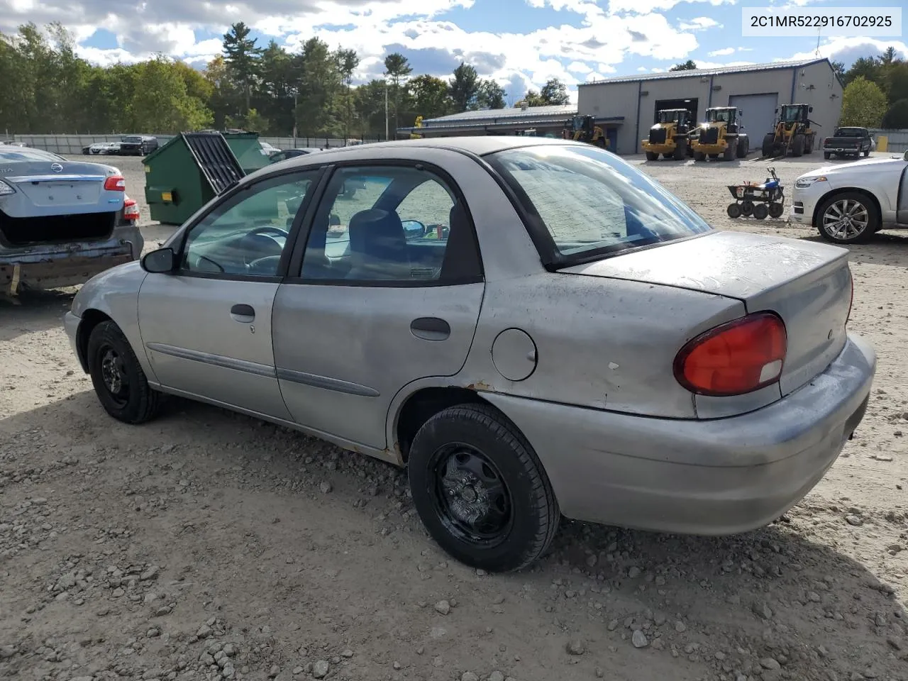 2001 Chevrolet Metro Lsi VIN: 2C1MR522916702925 Lot: 75833744