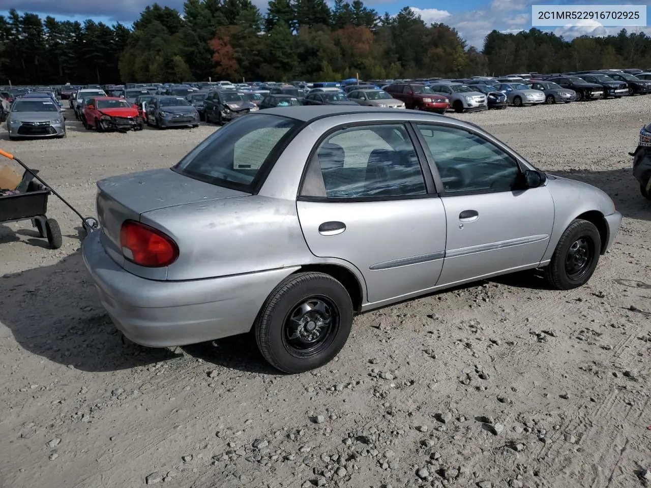 2001 Chevrolet Metro Lsi VIN: 2C1MR522916702925 Lot: 75833744