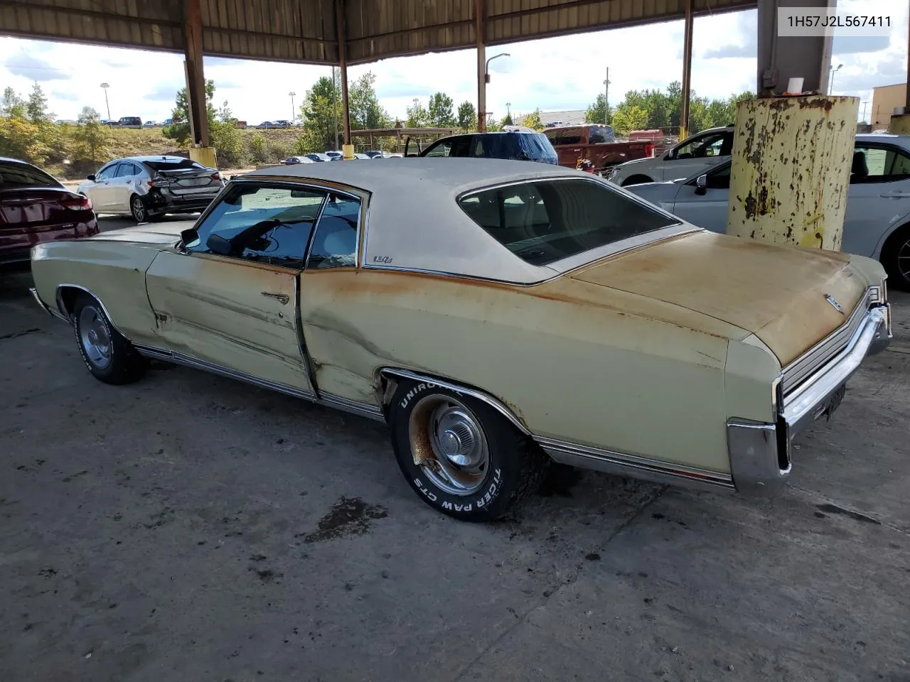 1972 Chevrolet Monte Carl VIN: 1H57J2L567411 Lot: 72465014