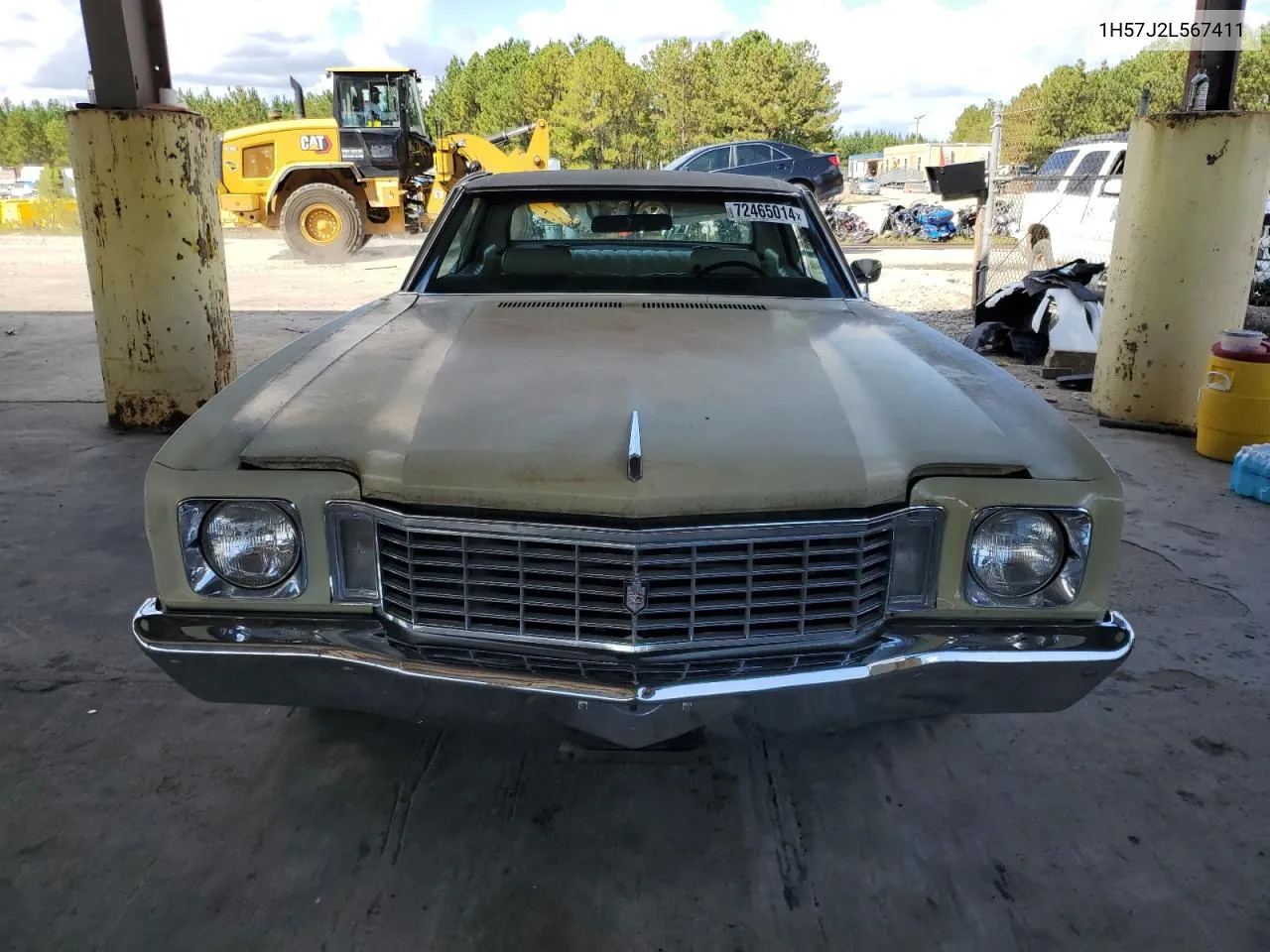 1972 Chevrolet Monte Carl VIN: 1H57J2L567411 Lot: 72465014