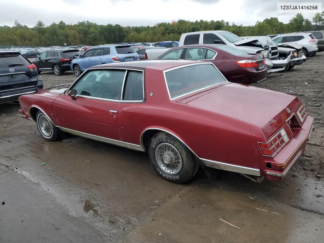 1980 Chevrolet Montecarlo VIN: 1Z37JA1416268 Lot: 72989804