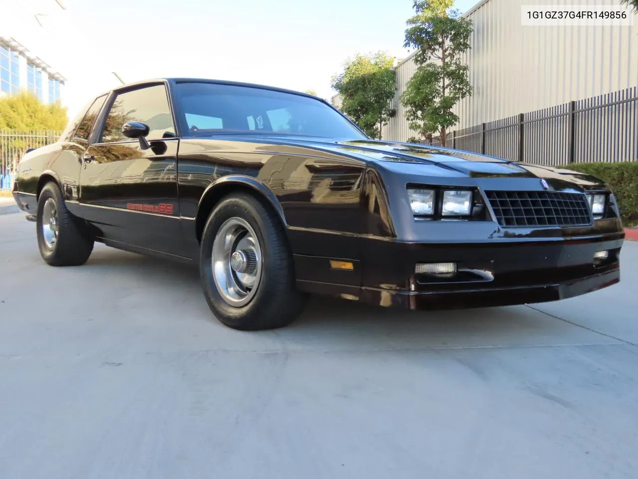 1985 Chevrolet Monte Carlo VIN: 1G1GZ37G4FR149856 Lot: 81275664