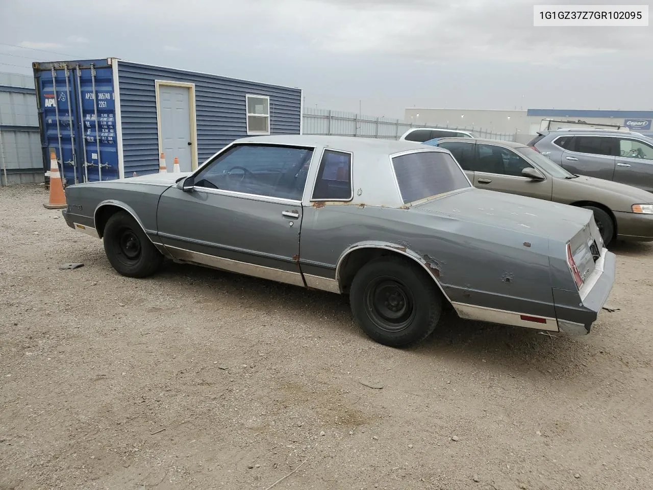 1986 Chevrolet Monte Carlo VIN: 1G1GZ37Z7GR102095 Lot: 77247544