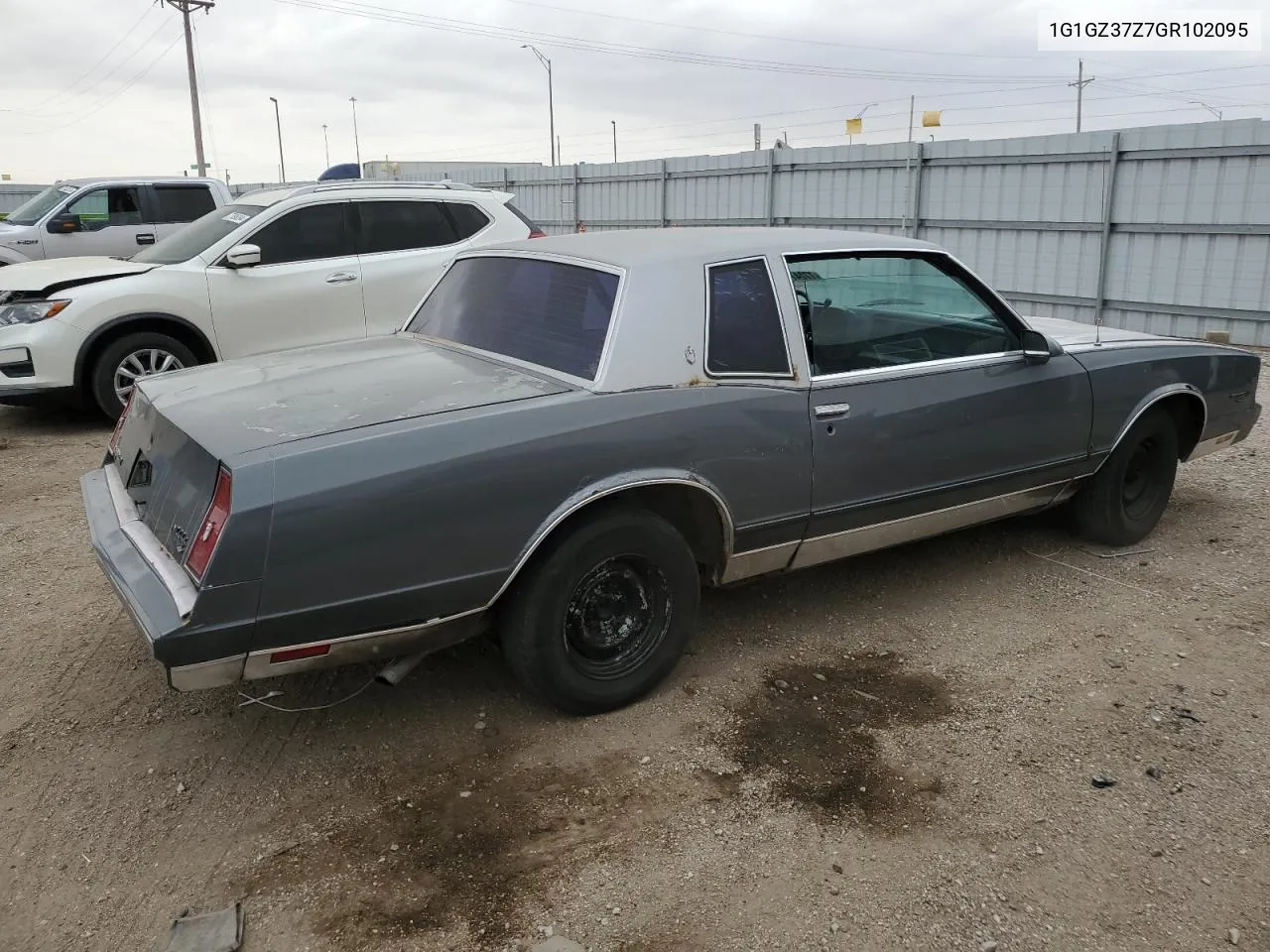 1986 Chevrolet Monte Carlo VIN: 1G1GZ37Z7GR102095 Lot: 77247544