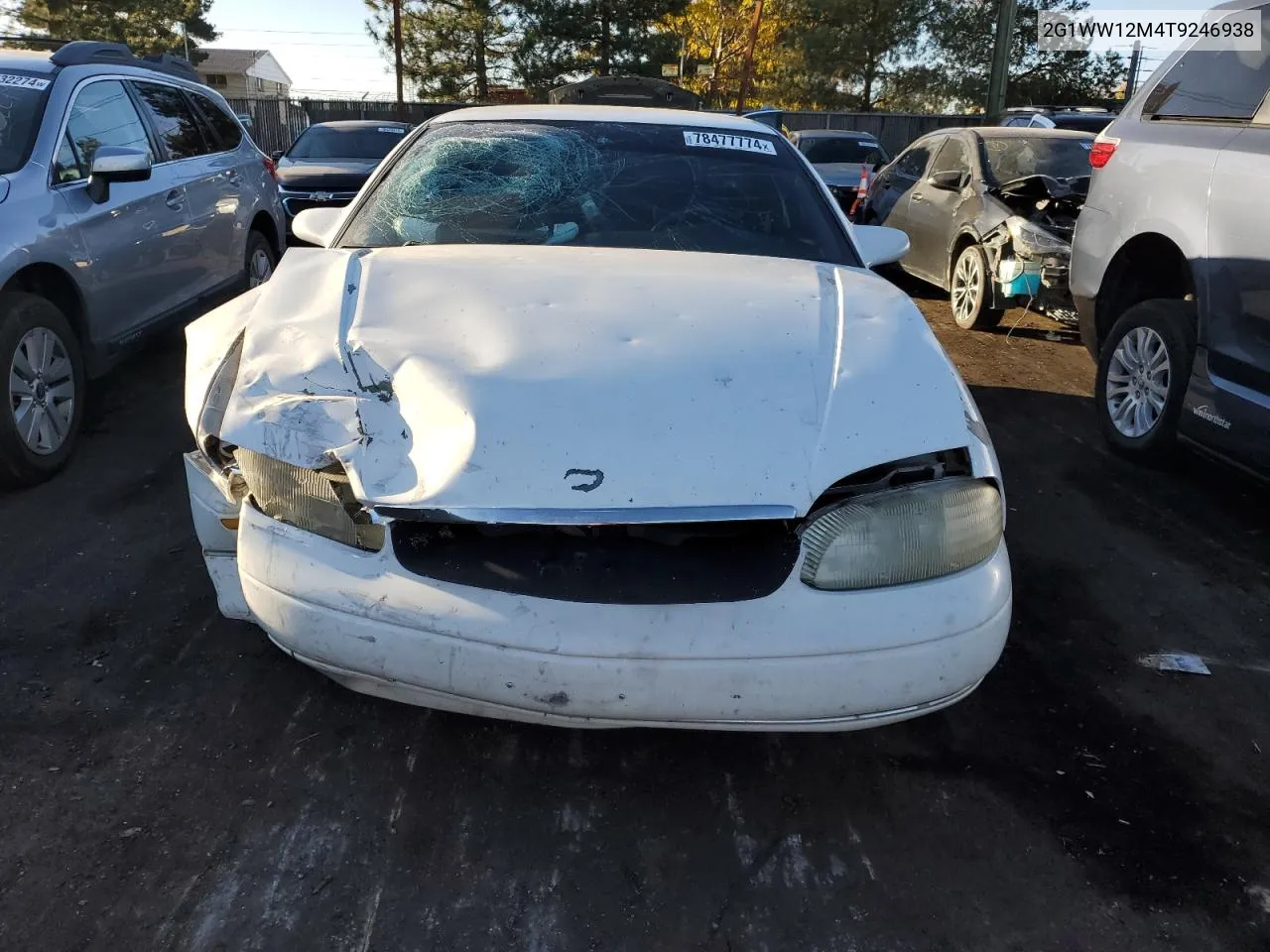 1996 Chevrolet Monte Carlo Ls VIN: 2G1WW12M4T9246938 Lot: 78477774