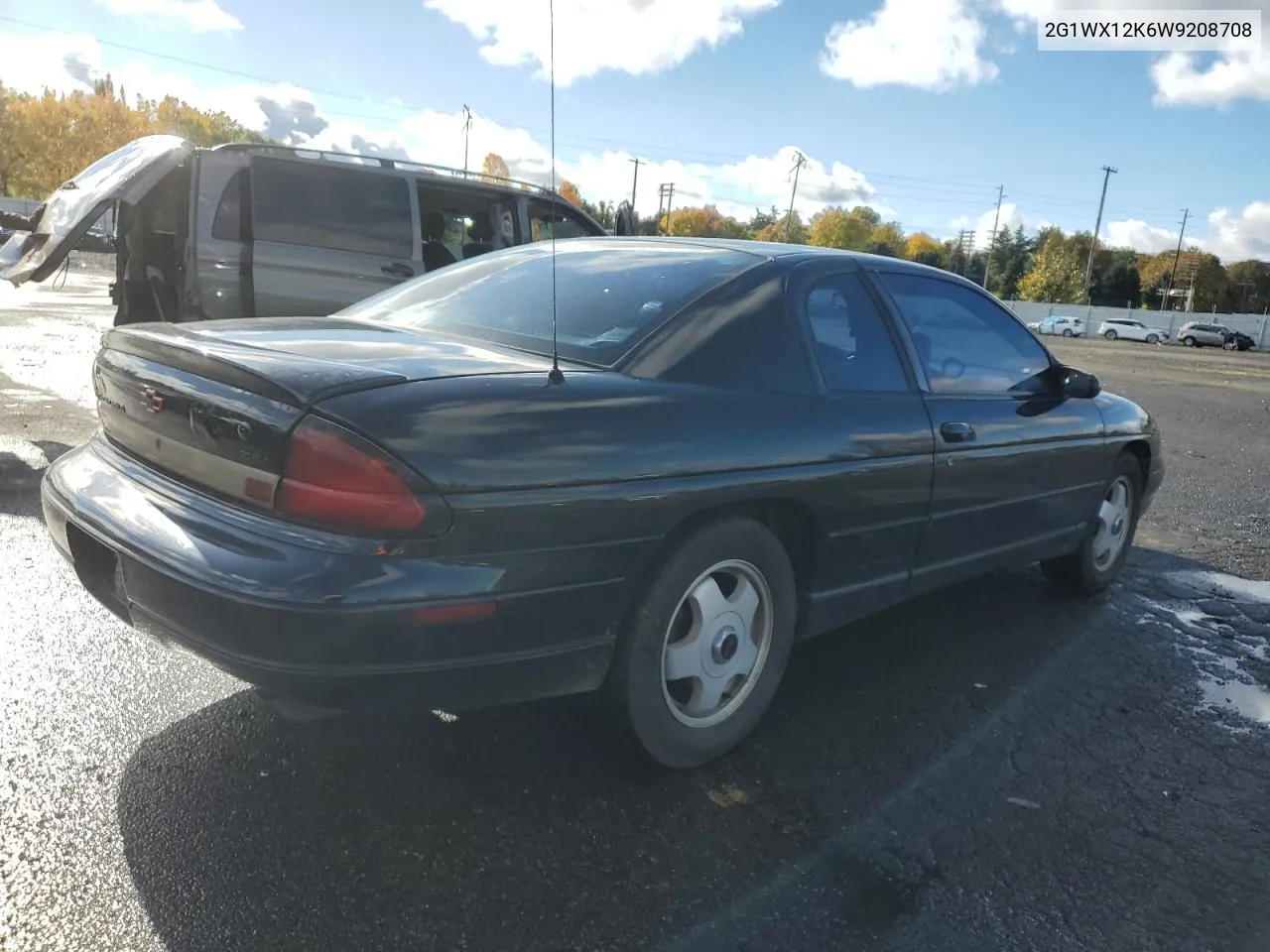 1998 Chevrolet Monte Carlo Z34 VIN: 2G1WX12K6W9208708 Lot: 73013284