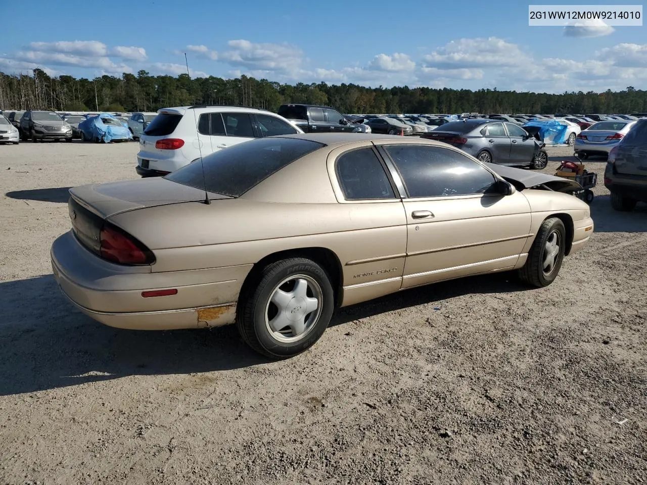 1998 Chevrolet Monte Carlo Ls VIN: 2G1WW12M0W9214010 Lot: 76815584