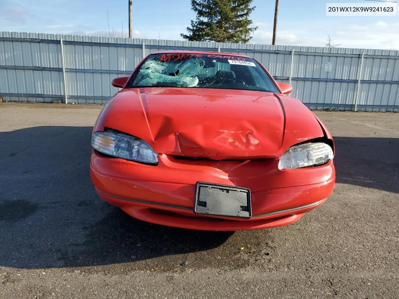 1998 Chevrolet Monte Carlo Z34 VIN: 2G1WX12K9W9241623 Lot: 79184854