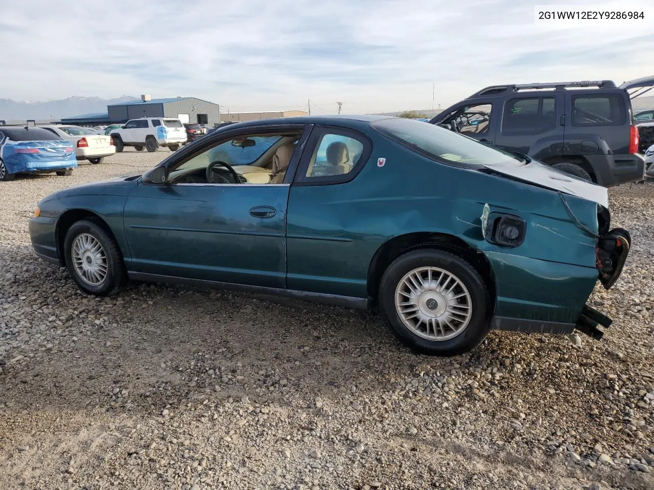 2000 Chevrolet Monte Carlo Ls VIN: 2G1WW12E2Y9286984 Lot: 77841744