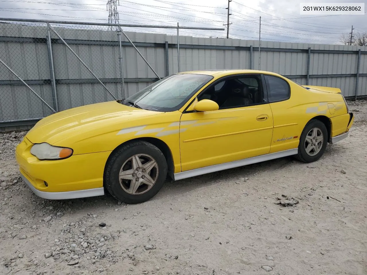 2002 Chevrolet Monte Carlo Ss VIN: 2G1WX15K629328062 Lot: 42098534