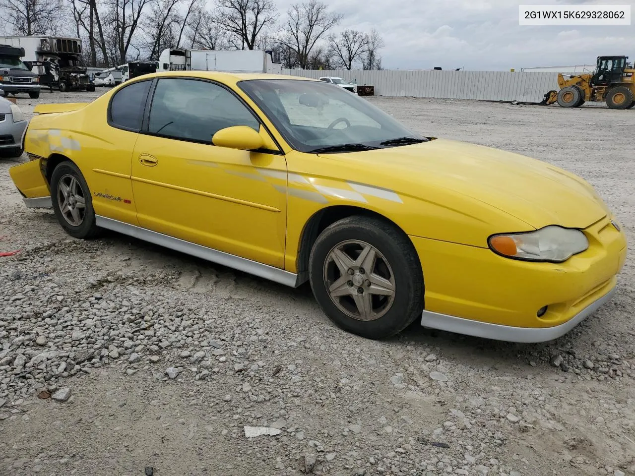 2002 Chevrolet Monte Carlo Ss VIN: 2G1WX15K629328062 Lot: 42098534