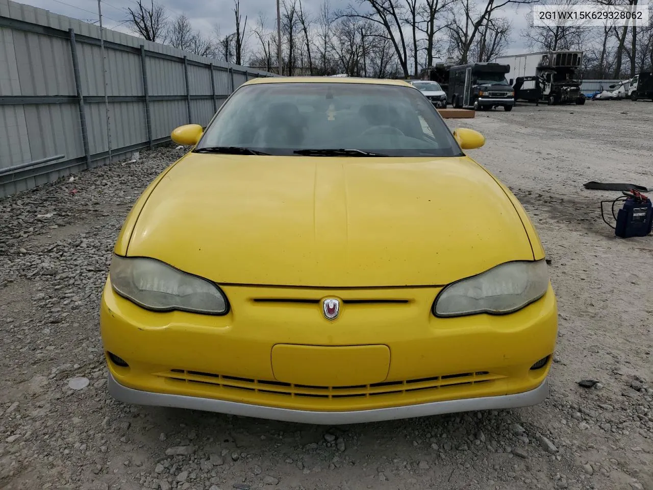 2002 Chevrolet Monte Carlo Ss VIN: 2G1WX15K629328062 Lot: 42098534