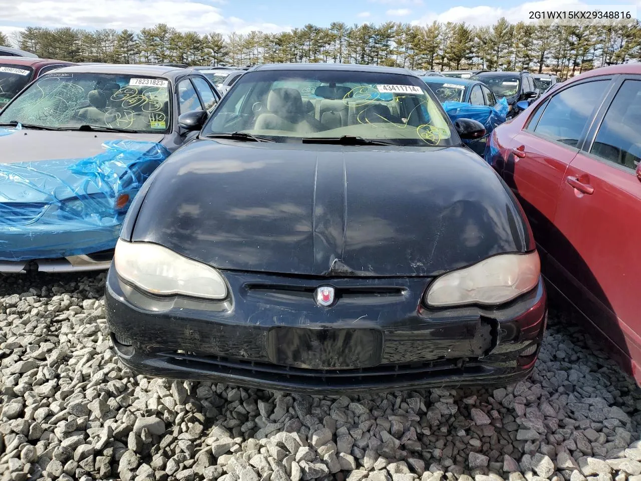 2002 Chevrolet Monte Carlo Ss VIN: 2G1WX15KX29348816 Lot: 43411714