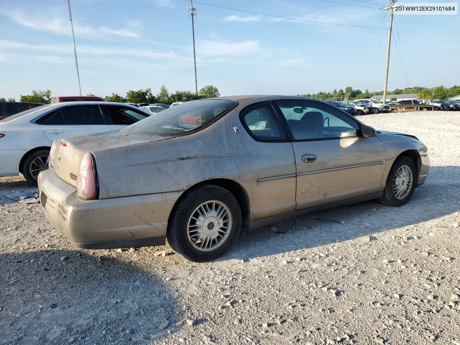 2002 Chevrolet Monte Carlo Ls VIN: 2G1WW12EX29101684 Lot: 62886134