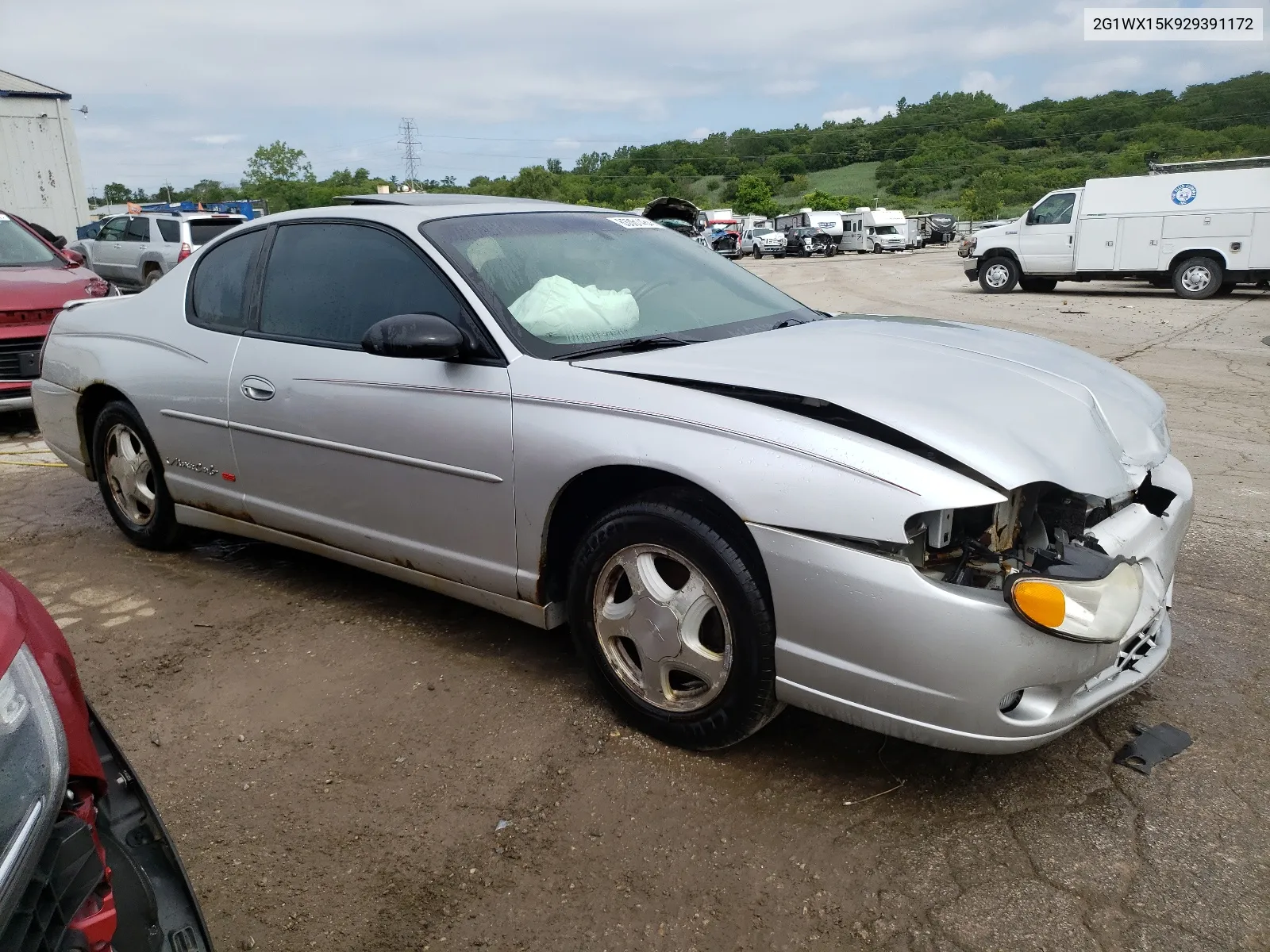 2002 Chevrolet Monte Carlo Ss VIN: 2G1WX15K929391172 Lot: 63061484