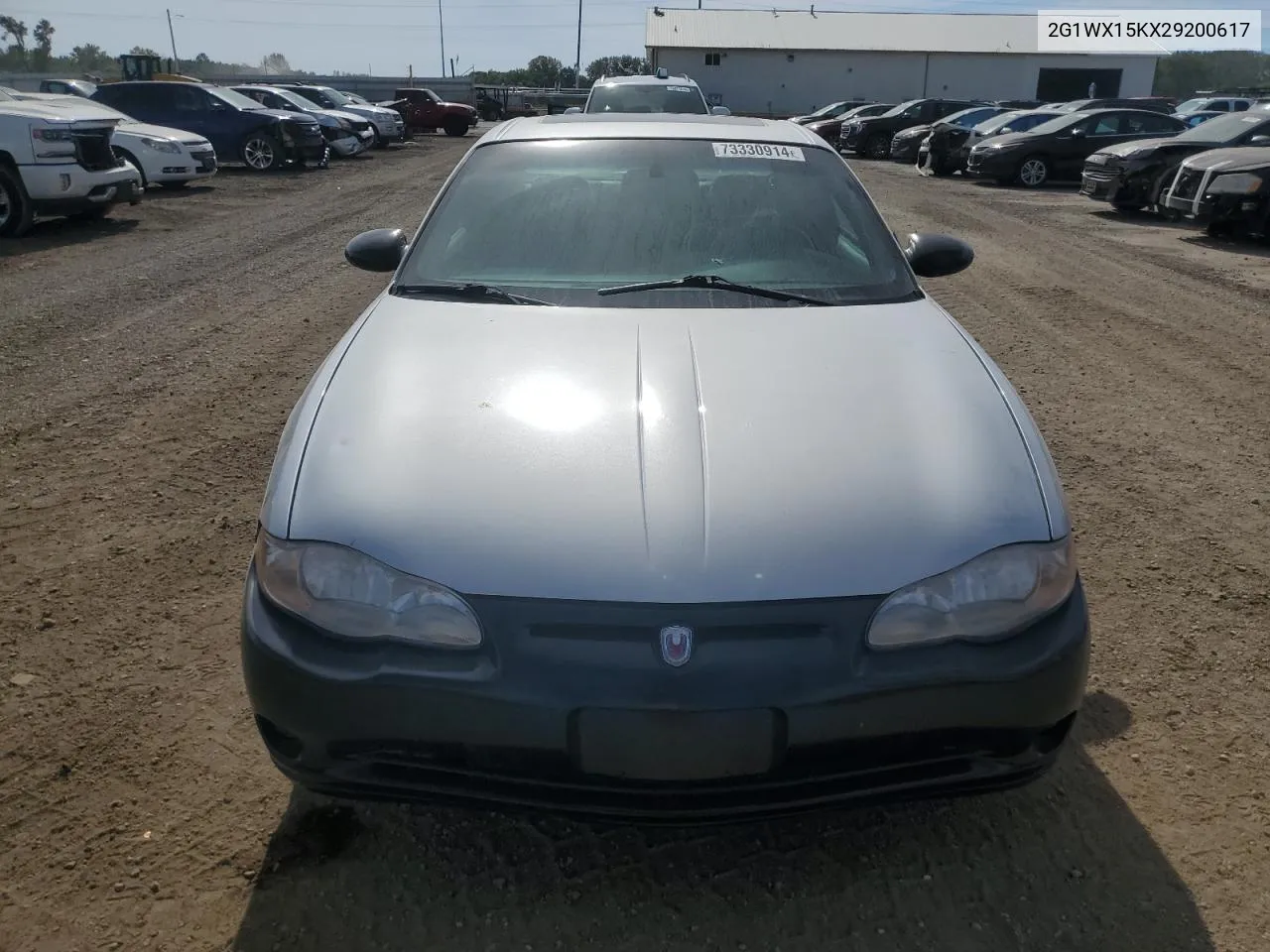 2002 Chevrolet Monte Carlo Ss VIN: 2G1WX15KX29200617 Lot: 73330914