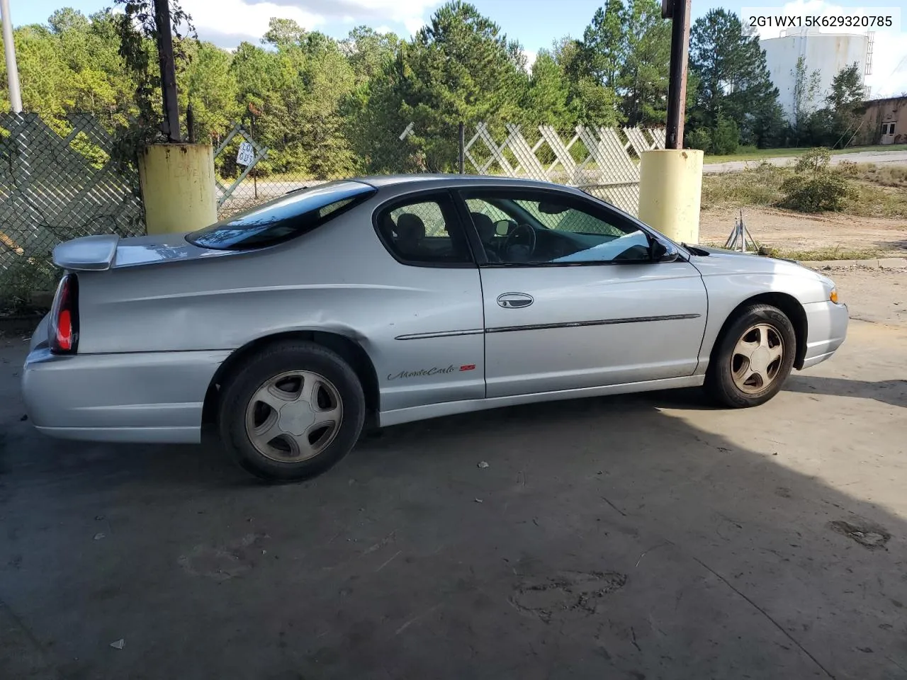 2002 Chevrolet Monte Carlo Ss VIN: 2G1WX15K629320785 Lot: 74295014