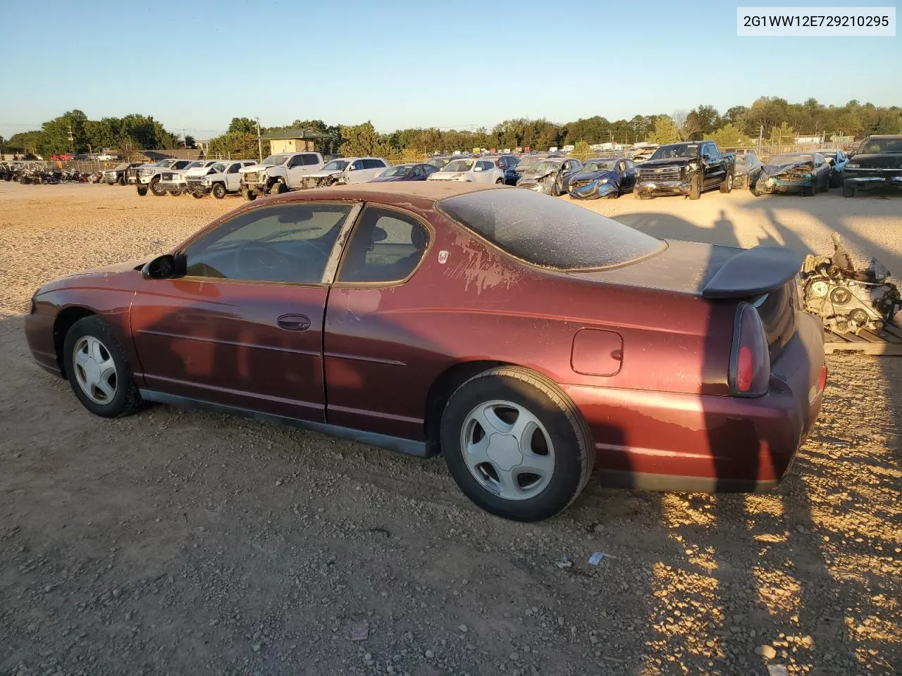 2002 Chevrolet Monte Carlo Ls VIN: 2G1WW12E729210295 Lot: 75434804